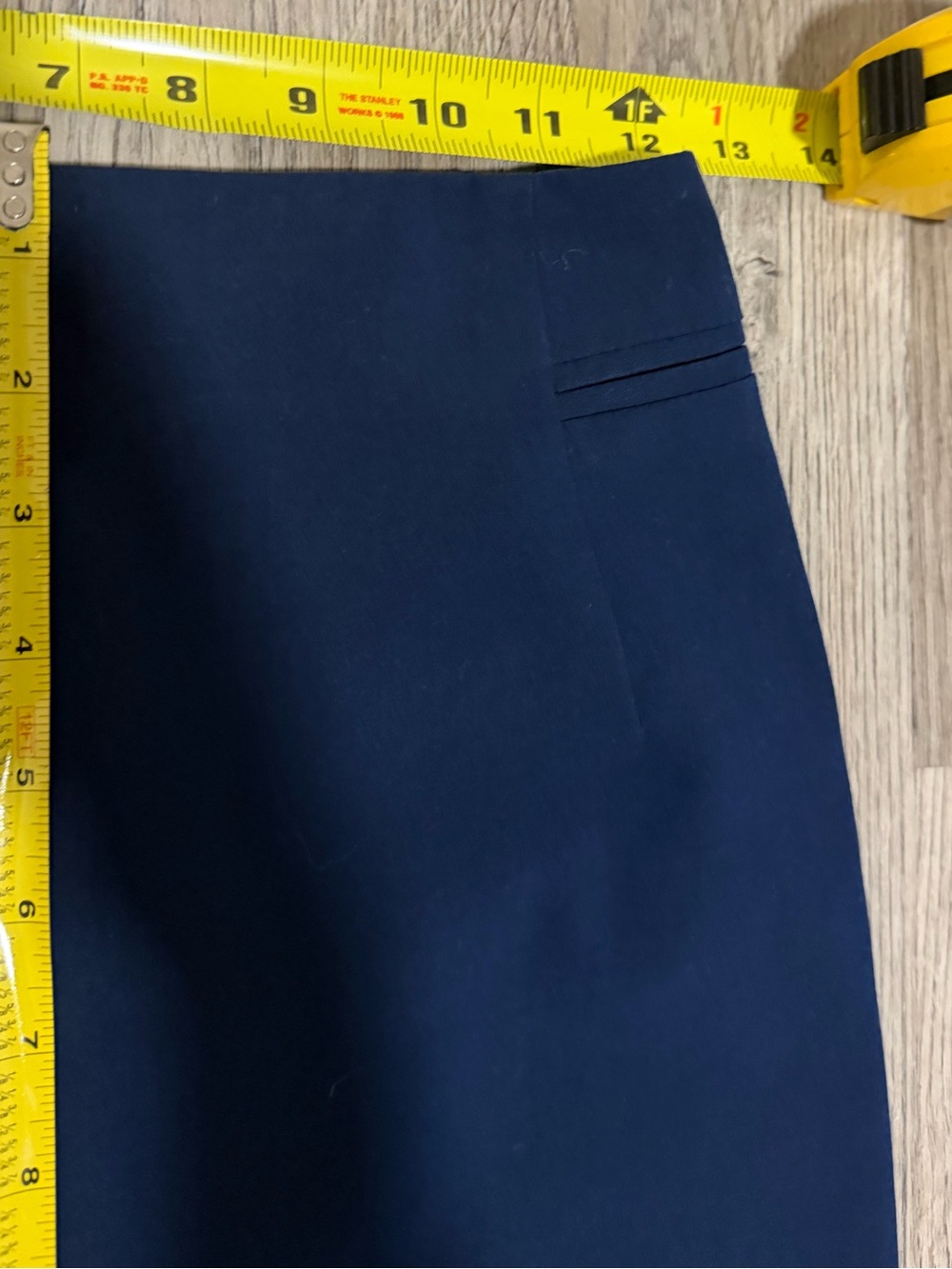 Mango navy blue suit skirt - Picture 3 of 6